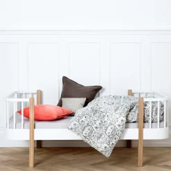Oliver Furniture Junior- und Kinderbett Wood Original Weiß/Eiche New