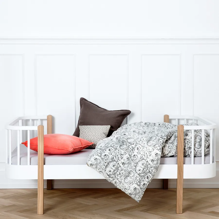 Oliver Furniture Junior- und Kinderbett Wood Original Weiß/Eiche New