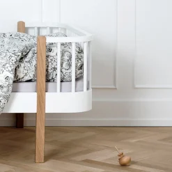Oliver Furniture Junior- und Kinderbett Wood Original Weiß/Eiche New