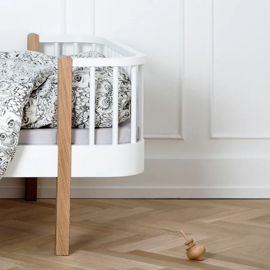 Oliver Furniture Junior- und Kinderbett Wood Original Weiß/Eiche New