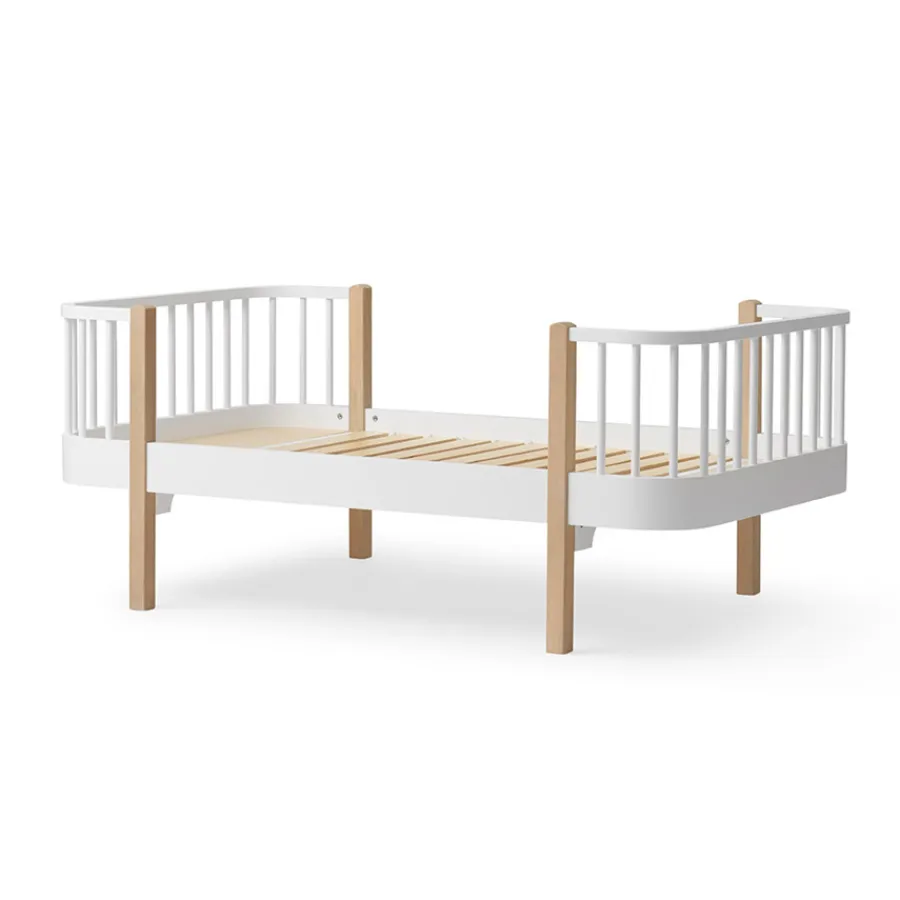 Oliver Furniture Junior- und Kinderbett Wood Original Weiß/Eiche New