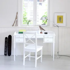 Oliver Furniture Schreibtisch Seaside Weiß H74cm Discount