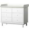 Oliver Furniture Seaside Wickelkommode 6 Schubladen Weiß Online