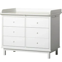 Oliver Furniture Seaside Wickelkommode 6 Schubladen Weiß Online