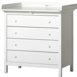 Oliver Furniture Seaside Wickelkommode 4 Schubladen Weiß Clearance