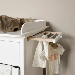 Oliver Furniture Seaside Wickelplatte für Kommode 6 Schubladen Weiß Outlet