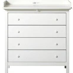 Oliver Furniture Seaside Wickelkommode 4 Schubladen Weiß Clearance