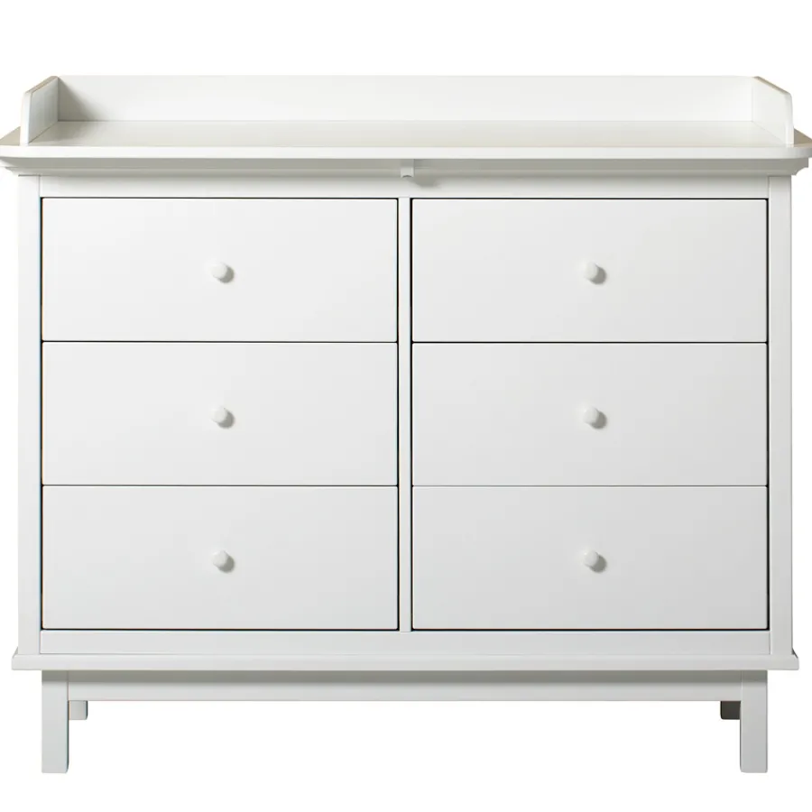 Oliver Furniture Seaside Wickelkommode 6 Schubladen Weiß Online
