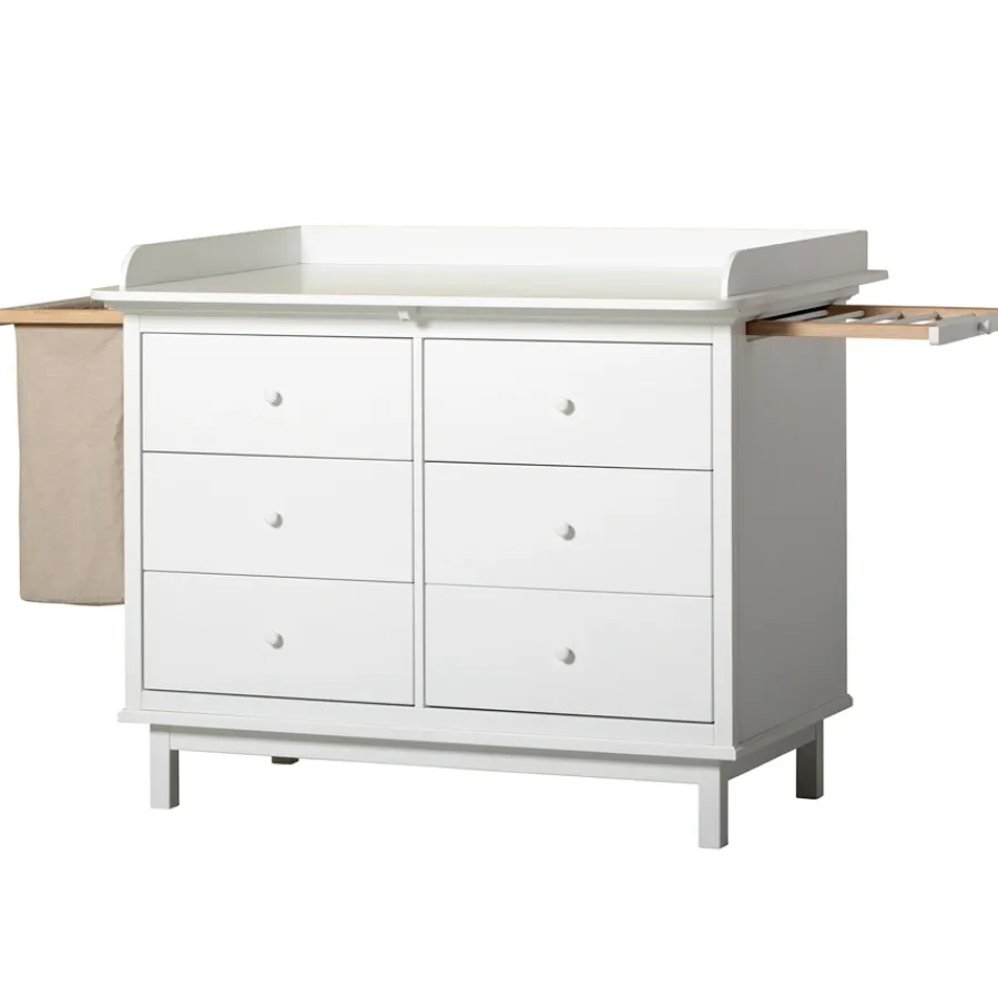 Oliver Furniture Seaside Wickelkommode 6 Schubladen Weiß Online