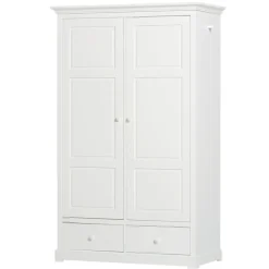 Oliver Furniture 2-türiger Kleiderschrank Weiß Hoch New