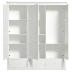 Oliver Furniture 3-türiger Kleiderschrank Weiß Hoch - Sofort Lieferbar! Sale