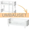 Oliver Furniture Umbauset Wood Mini+ halbhohes Hochbett zum Juniorbett Weiß Hot