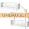 Oliver Furniture Umbauset Wood Mini+ Juniorbett zum halbhohen Etagenbett Weiß Discount