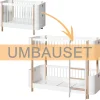 Oliver Furniture Umbauset Wood Mini+ Basic zum halbhohen Etagenbett Weiß/Eiche Hot