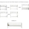 Oliver Furniture Umbauset Seaside alle hohen Betten zum Bettsofa Best