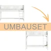 Oliver Furniture Umbauset Seaside Classic halbhohes Hochbett zum Etagenbett mit gerader Leiter Best