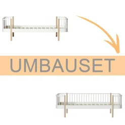 Oliver Furniture Umbauset Wood Original Einzelbett Eiche in Bettsofa Hot