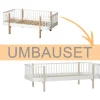 Oliver Furniture Umbauset Junior Bettsofa Wood Original zum Bettsofa, Weiß/Eiche Fashion