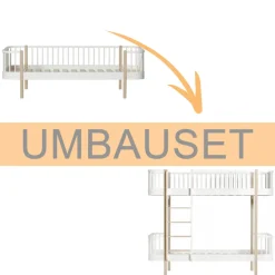 Oliver Furniture Umbauset Wood Original Bettsofa zum Etagenbett Leiter vorne New