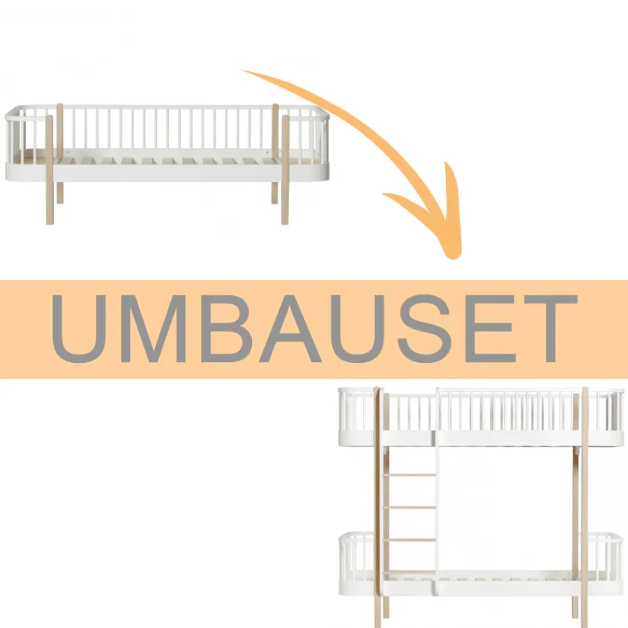 Oliver Furniture Umbauset Wood Original Bettsofa zum Etagenbett Leiter vorne New