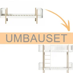 Oliver Furniture Umbauset Wood Original Einzelbett/Juniorbett zum Etagenbett, weiß/Eiche Online