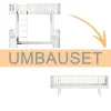 Oliver Furniture Umbauset Wood Original Hochbett zum Bettsofa Weiß Discount