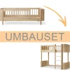 Oliver Furniture Umbauset Wood Mini+ Juniorbett zum halbhohen Hochbett Eiche Fashion