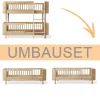 Oliver Furniture Umbauset Wood Mini+ halbhohes Etagenbett zu 2 Juniorbetten Eiche Outlet