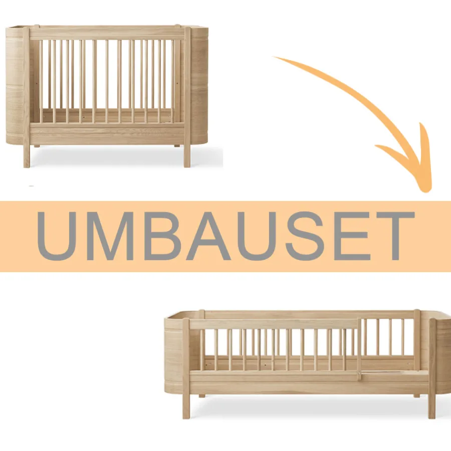 Oliver Furniture Umbauset Wood Mini+ Juniorbett Ergänzung f. Wood Mini+ Babybett Eiche Online