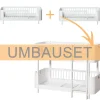 Oliver Furniture Umbauset Wood Mini+ 2 Juniorbetten zum halbhohen Etagenbett Weiß Sale