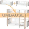 Oliver Furniture Umbauset Wood Mini+ 2 Juniorbetten zum halbhohen Etagenbett Weiß/Eiche Online