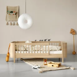 Oliver Furniture Umbauset Wood Mini+ halbhohes Hochbett zum Juniorbett Eiche Outlet