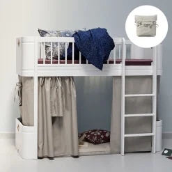 Oliver Furniture Vorhang für halbhohes Hochbett Wood Mini+ Natur Hot