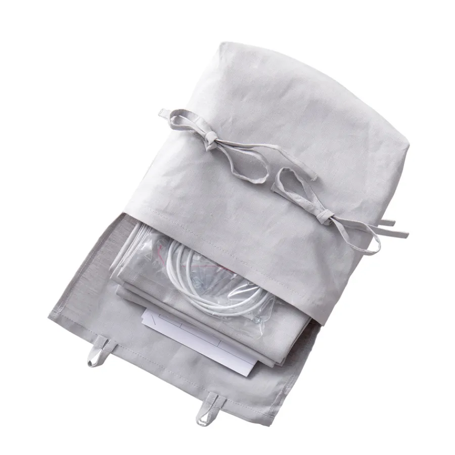 Oliver Furniture Vorhang für halbhohes Hochbett Seaside (160-200cm)/Etagenbett Grau Hot