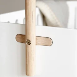 Oliver Furniture Wood Beistellbett inkl. Umbauset zur Bank Weiß/Eiche Online