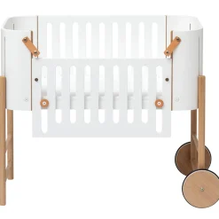 Oliver Furniture Wood Beistellbett inkl. Umbauset zur Bank Weiß/Eiche Online