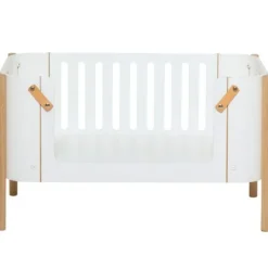 Oliver Furniture Wood Beistellbett inkl. Umbauset zur Bank Weiß/Eiche Online