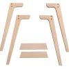 Oliver Furniture Wood Extra Tischbeinset Schreibtisch 66 cm New