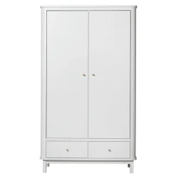 Oliver Furniture Wood Kleiderschrank 2-Türig Weiß Online