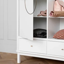 Oliver Furniture Wood Kleiderschrank 2-Türig Weiß Online