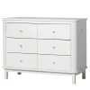 Oliver Furniture Wood Kommode 6 Schubladen Weiß Outlet