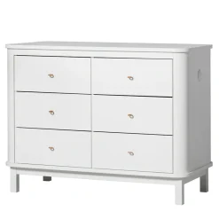 Oliver Furniture Wood Kommode 6 Schubladen Weiß Outlet
