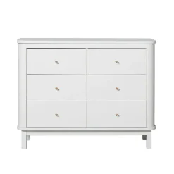 Oliver Furniture Wood Kommode 6 Schubladen Weiß Outlet