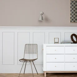 Oliver Furniture Wood Kommode 6 Schubladen Weiß/Eiche Online
