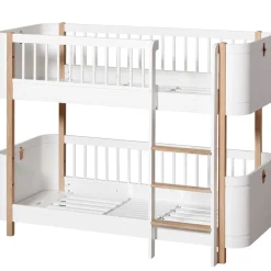 Oliver Furniture Wood Mini+ halbhohes Etagenbett Weiß/Eiche Online