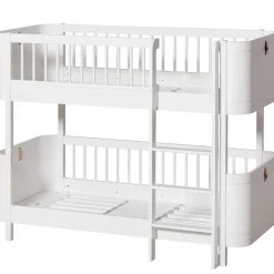 Oliver Furniture Wood Mini+ halbhohes Etagenbett Weiß Best