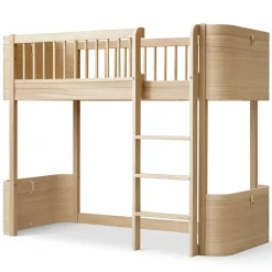 Oliver Furniture Wood Mini+ halbhohes Hochbett Eiche Outlet