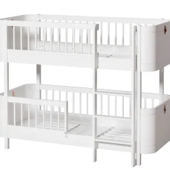 Oliver Furniture Wood Mini+ halbhohes Etagenbett Weiß Best