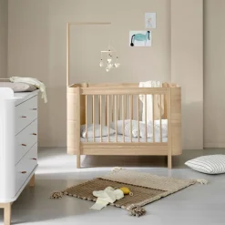 Oliver Furniture Wood Mini+ Babybett exkl. Umbauset Juniorbett Eiche Best