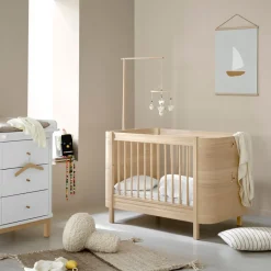 Oliver Furniture Wood Mini+ Babybett exkl. Umbauset Juniorbett Eiche Best